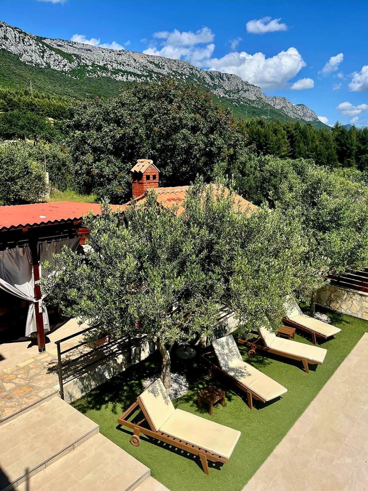 Holiday Home Magic View With Private Heated Pool Каштела Экстерьер фото
